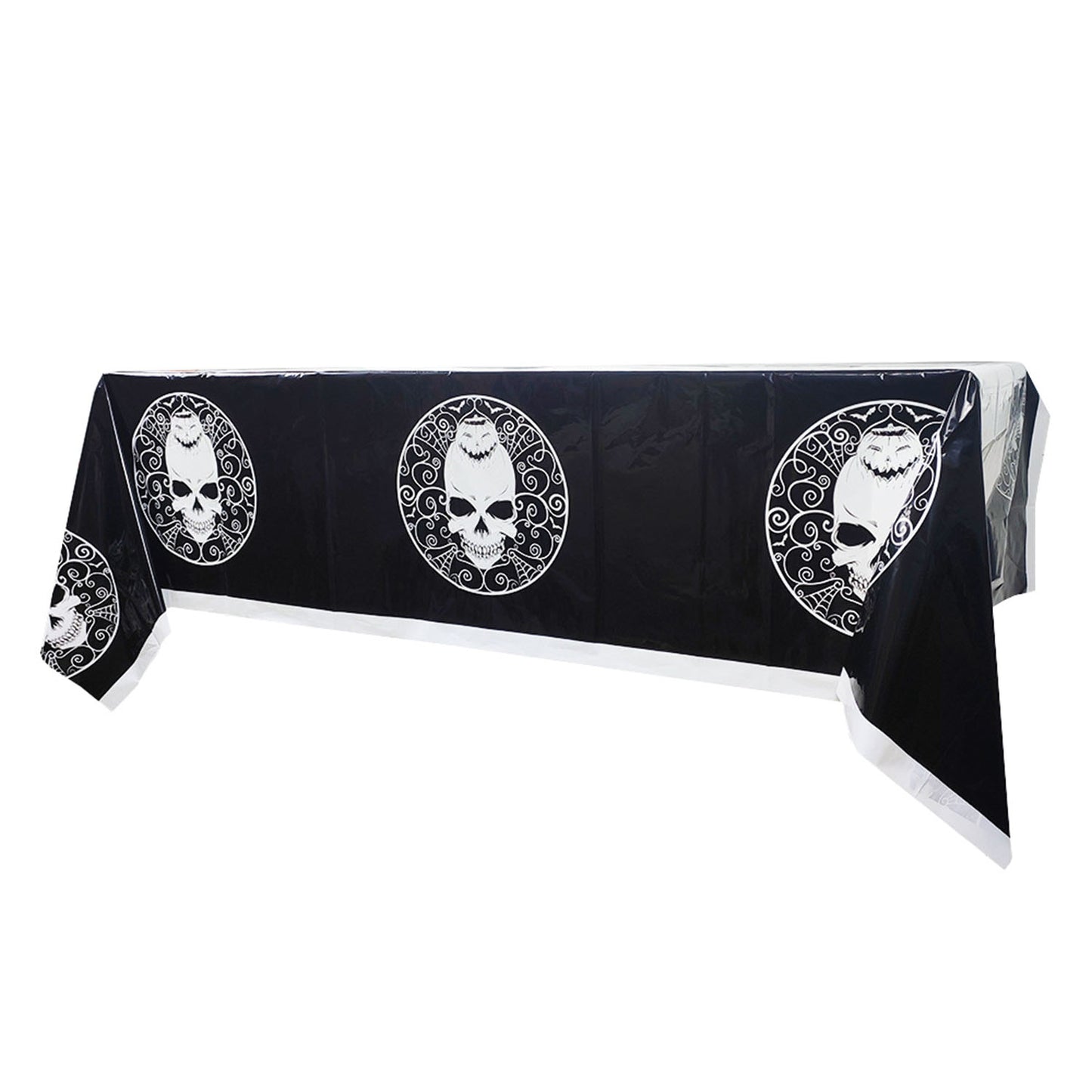 Mantel Plástico Negro Halloween | Big Party