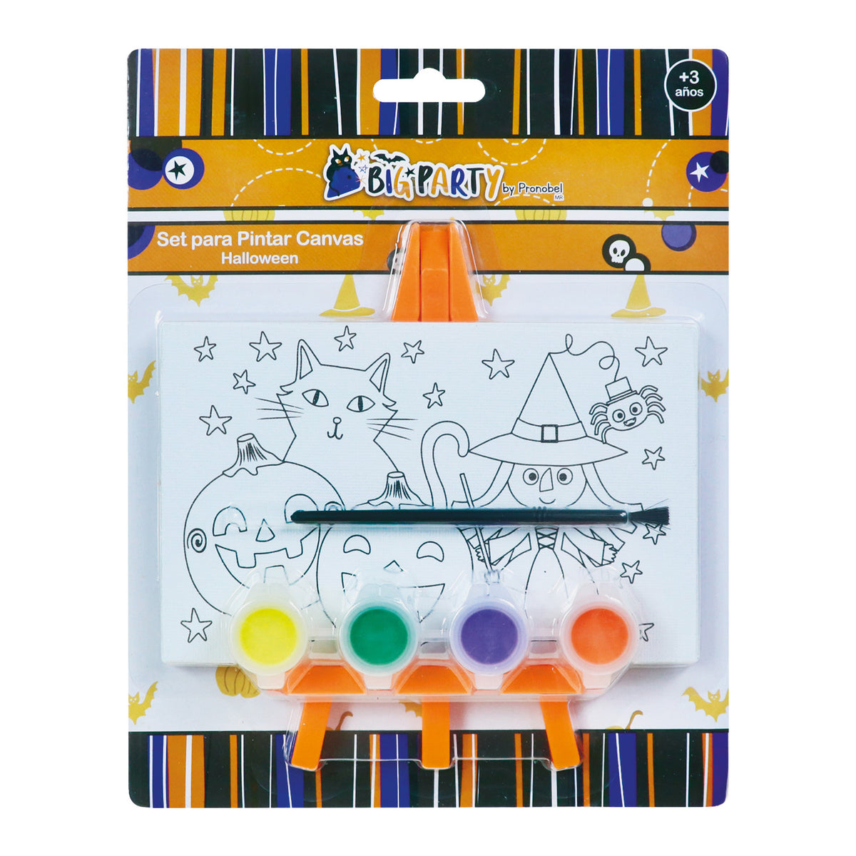 Set Para Pintar Canvas Halloween | Big Party