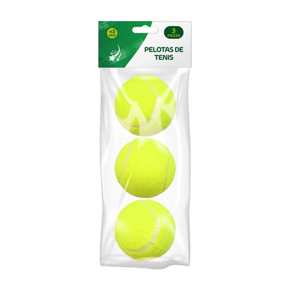 Pelotas de Tenis Set 3 Piezas | Pronobel