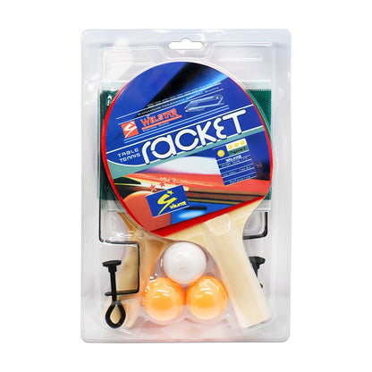 Set Paletas Ping Pong con Malla 6 Piezas | Pronobel