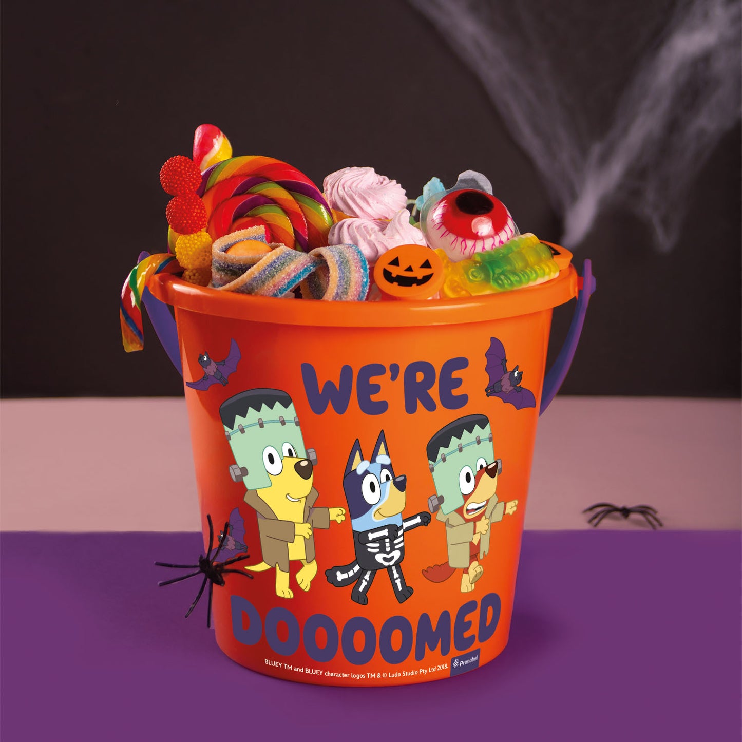 Balde Dulce Naranja 21x15x16 cm Halloween | Bluey