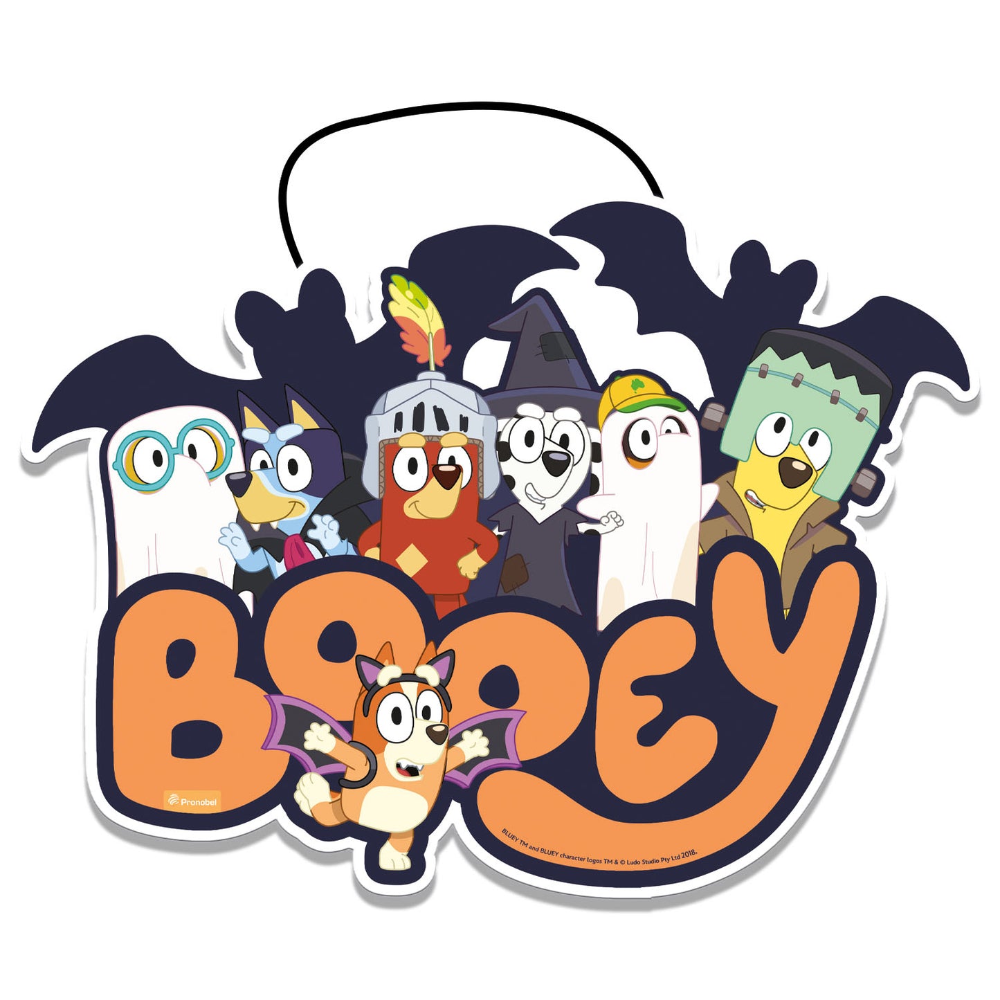 Deco Puerta Booey Halloween | Bluey