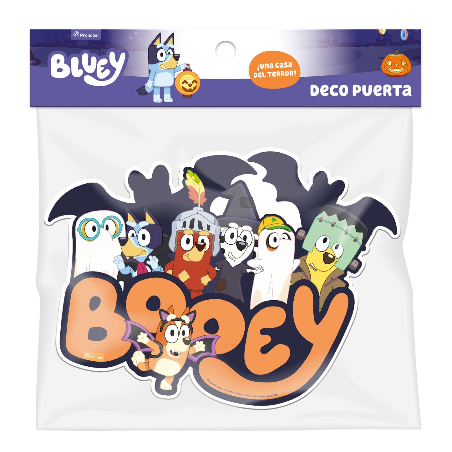 Deco Puerta Booey Halloween | Bluey