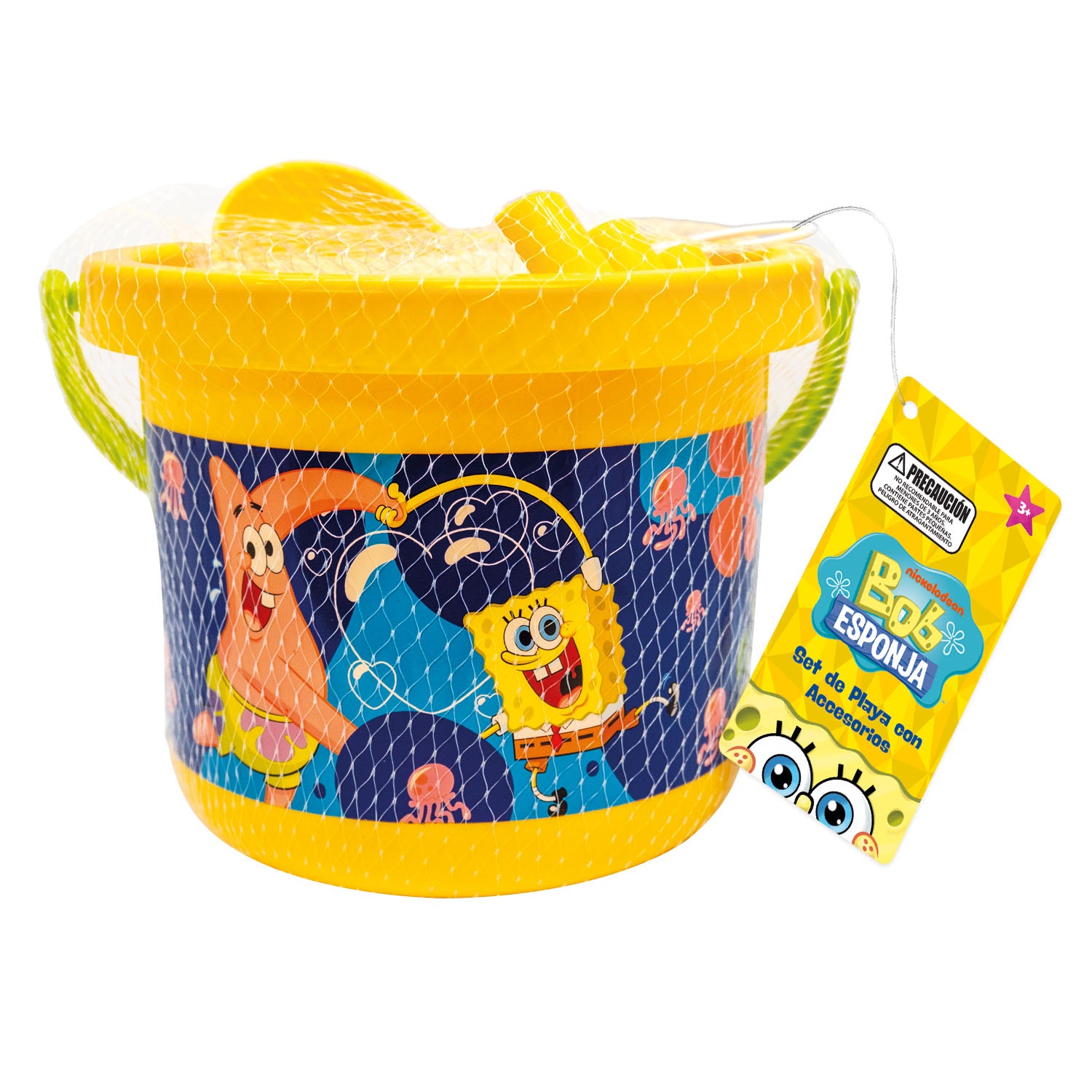 Set Playa Balde Con Accesorios | Bob Esponja