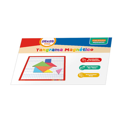 Tangram Magnético 25x25 cm | Pronobel