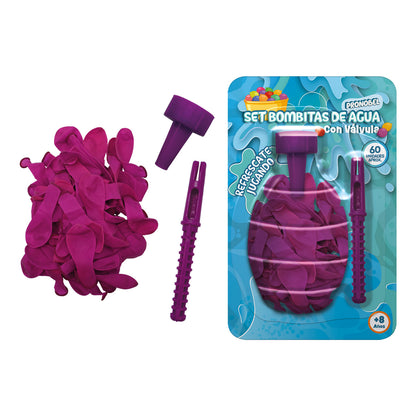 Set Bombitas De Agua 60 Un con Válvula | Pronobel