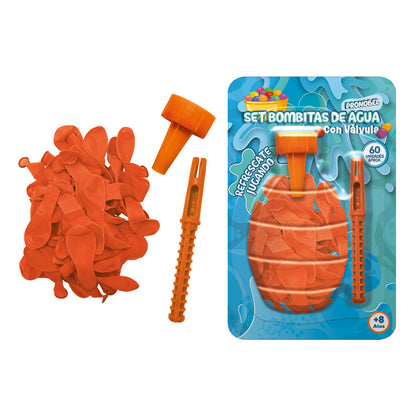 Set Bombitas De Agua 60 Un con Válvula | Pronobel