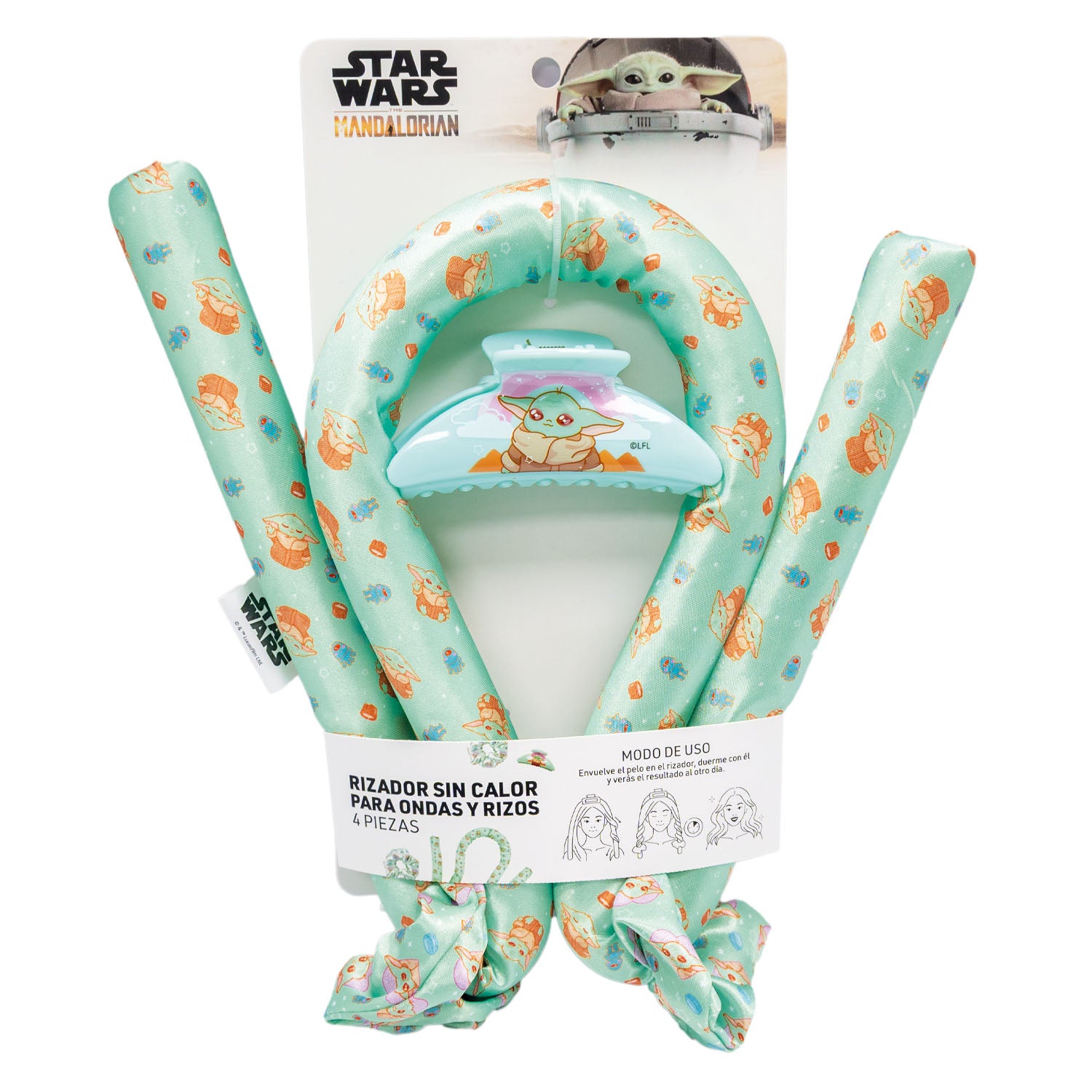 Set Rizador Sin Calor 4 Piezas Grogu | Star Wars