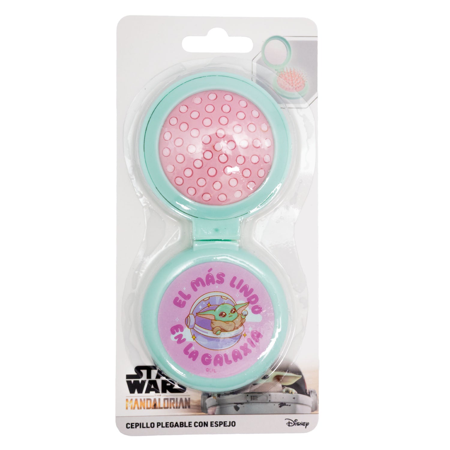 Cepillo Plegable con Espejo Grogu | Star Wars