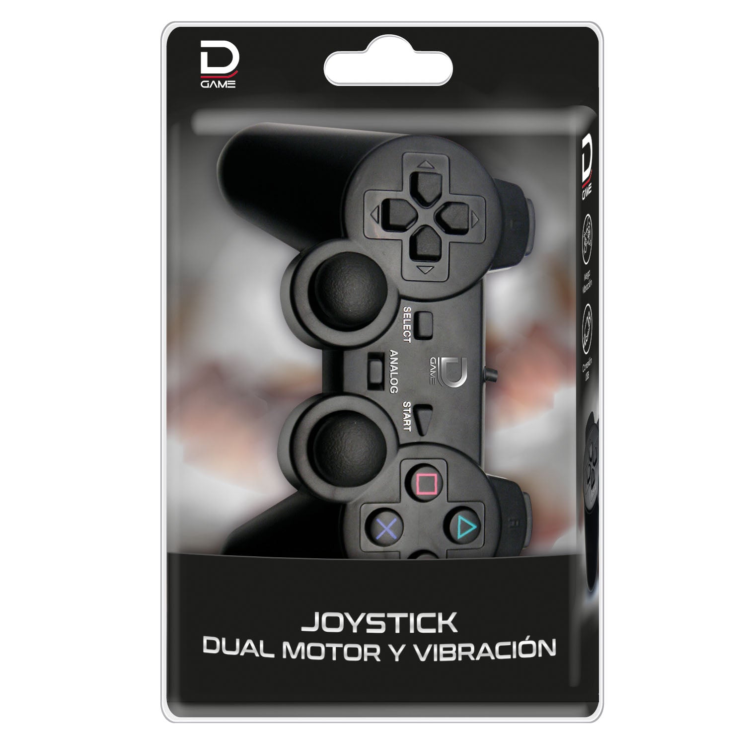 Joystick Dual Motor Y Vibracion Usb | Datacom