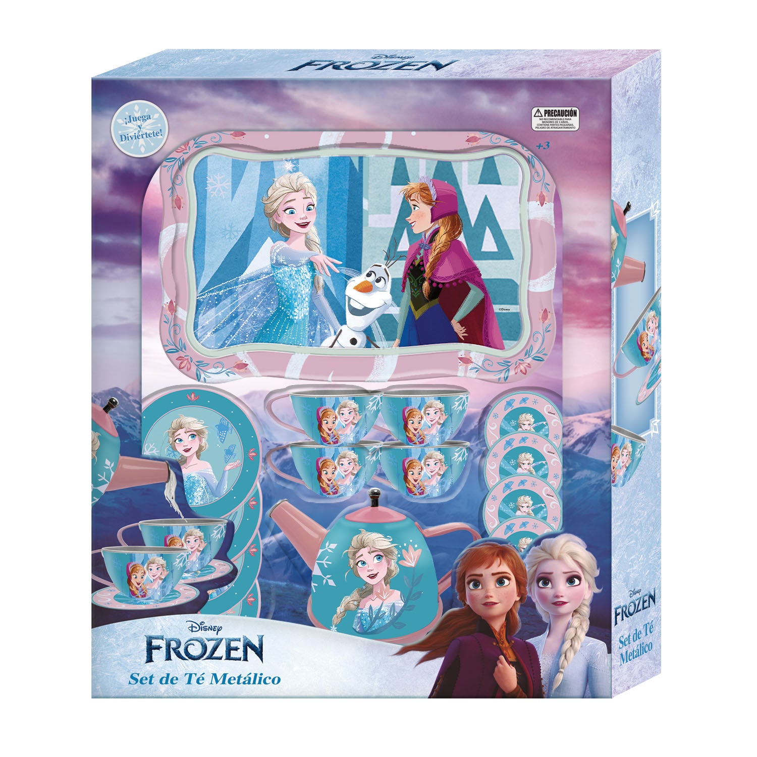 Set Te Metalico Frozen Disney Pronobel