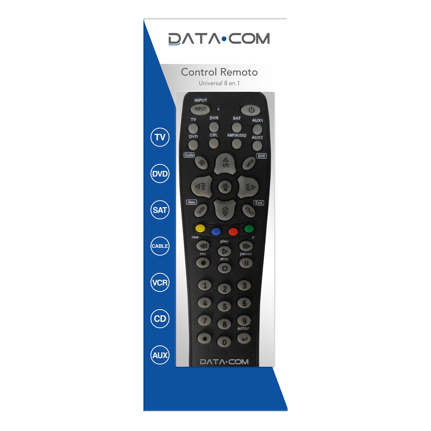 Control Remoto Universal 8 En 1 | Datacom