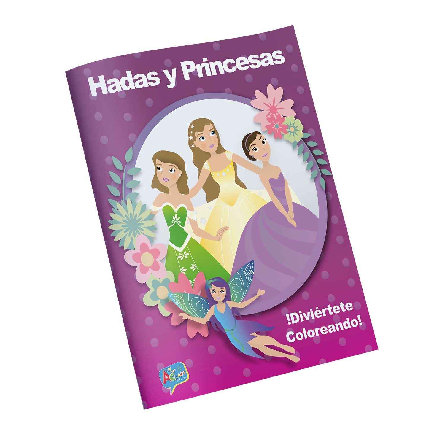 Libro Para Colorear Hadas 16 Páginas | Art & Craft