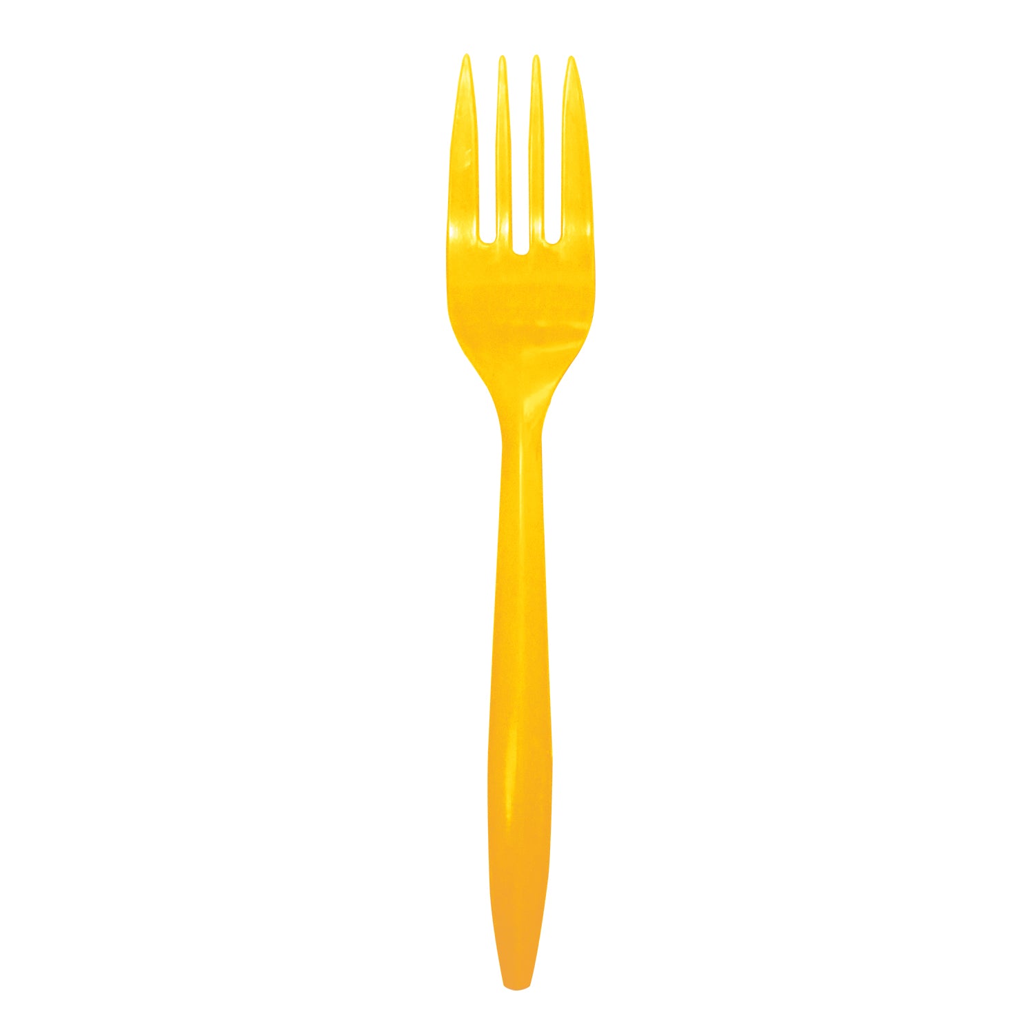 Set 10 Tenedores Amarillo | Big Party