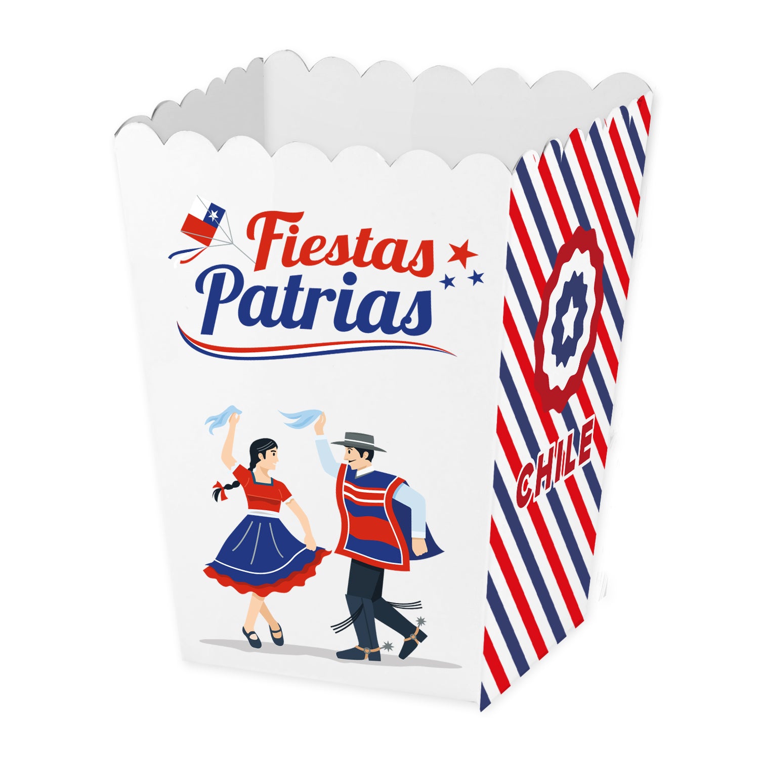 Set Pop Corn 4 Piezas | Big Party