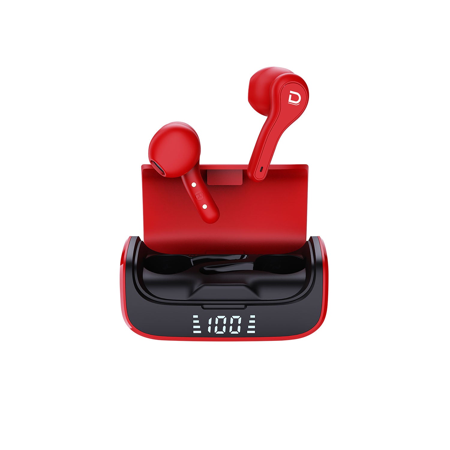 Ear Pods TWS Bluetooth 5.0 Rojo | Datacom